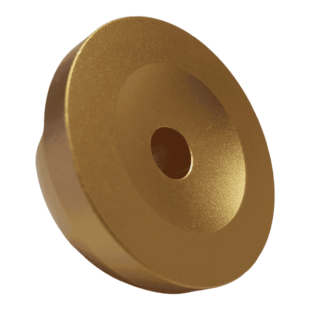 Centreur Aluminium Doré pour Singles 45tours