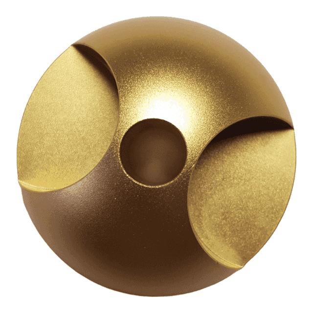 Centreur Aluminium Doré pour Singles 45tours