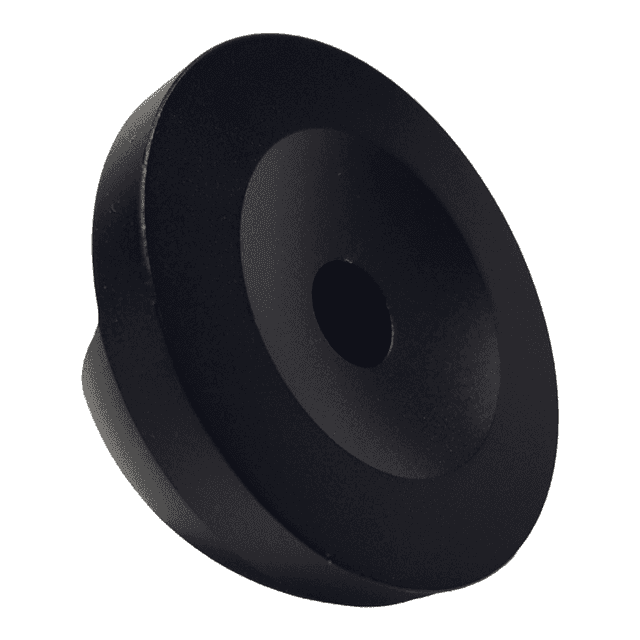 Centreur Aluminium Noir pour Singles 45tours