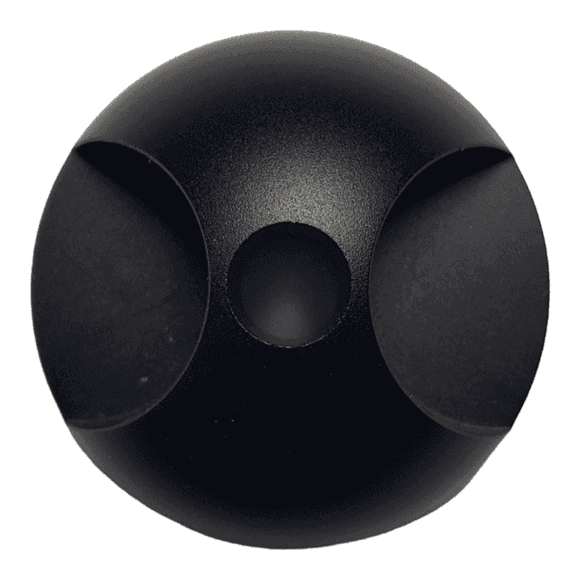 Centreur Aluminium Noir pour Singles 45tours