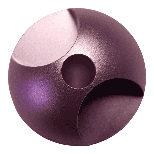 Centreur Aluminium Rose pour Singles 45tours