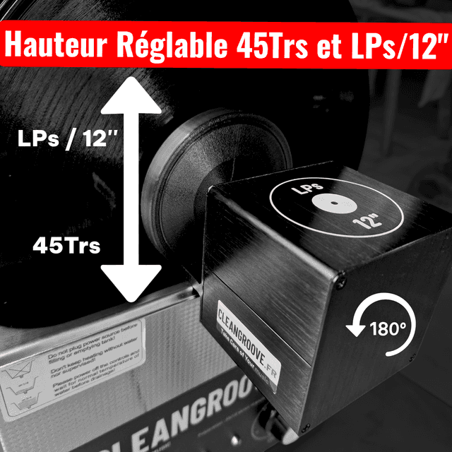 Cleangroove V3 – Kit complet nettoyeur vinyle ultrason professionnel ( Bac Ultrason SonicGroove Inclus)