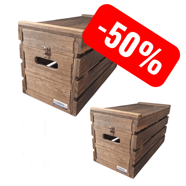PROMO 1+1(-50%) GrooveBox 45 La Caisse Ultime Pour Vinyles 7"
