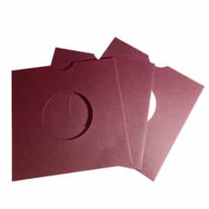462561043_2005865089874476_8487148627780172858_n 50 Pochettes Kraft Colorées Rouge pour disques 45T (7") (300gr/M2)