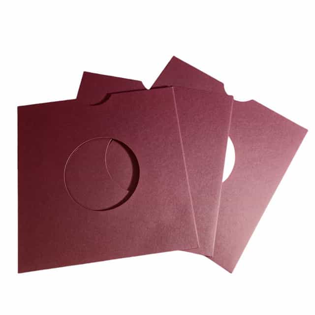 462561043_2005865089874476_8487148627780172858_n 50 Pochettes Kraft Colorées Rouge pour disques 45T (7") (300gr/M2)